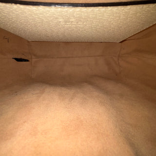 GUCCI White leather Small Ophidia Tote