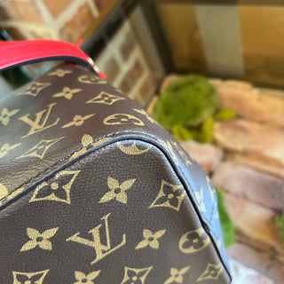 LOUIS VUITTON NeoNoe Poppy Coquelicot Monogram Bucket Bag