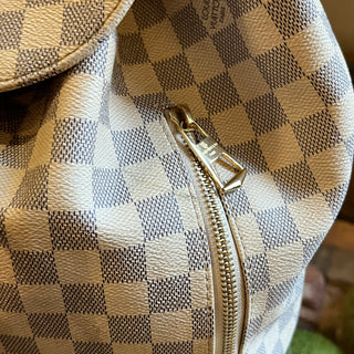 LOUIS VUITTON Sperone Damier Azur Canvas Backpack Bag