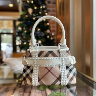BURBERRY Rachel Small Studded Super Nova Tote Bag