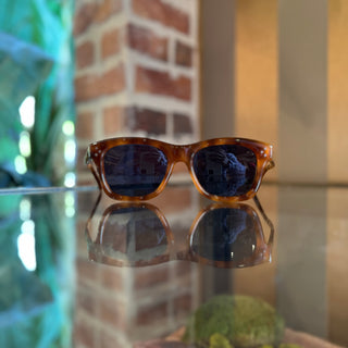 CELINE CL401911 53V Wide Tortoise Shell Acetate Square Sunglasses