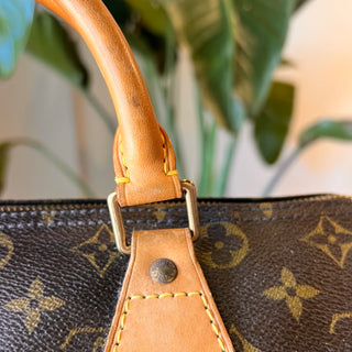 LOUIS VUITTON Speedy 30 Brown Monogram Canvas Satchel