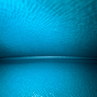 LOUIS VUITTON Blue Sarah Long Epi Leather Wallet