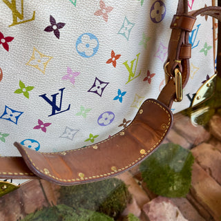 LOUIS VUITTON Boulogne White Monogram Multicolore Shoulder Bag