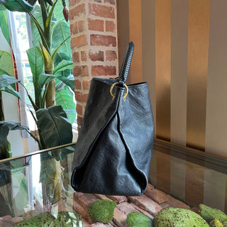 LOUIS VUITTON Artsy Black Empriente Leather Hobo
