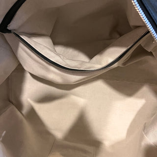 GUCCI Tennis Jumbo Black GG Embossed Leather Duffle Bag