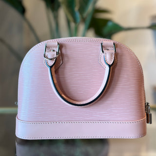 LOUIS VUITTON Pink Epi Alma Handbag