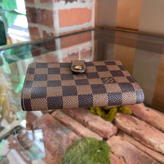 LOUIS VUITTON Damier Ebene French Purse Wallet