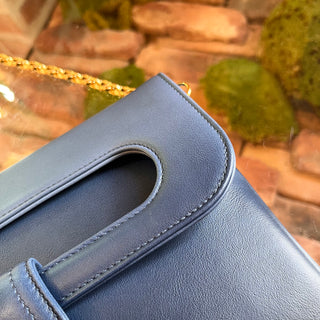 CHRISTIAN DIOR DiorDouble Medium Ombre Smooth Calfskin Clutch