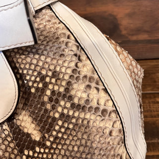 GUCCI Running Large Python GG Tote