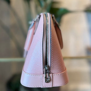 LOUIS VUITTON Pink Epi Alma Handbag