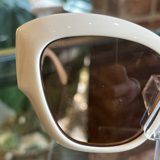 GUCCI Marmont GG0808S 002 White Sunglasses