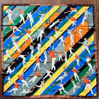 HERMES Pilotari 90CM Mulitcolor Silk Scarf