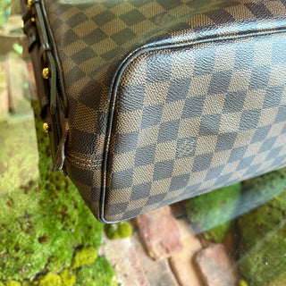 LOUIS VUITTON Rivington GM Damier Ebene Canvas Cabas Tote Bag