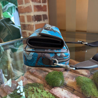 GUCCI Camo Blue Crossbody