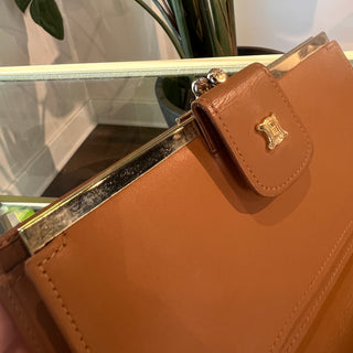 CELINE Vintage Macadam French Purse