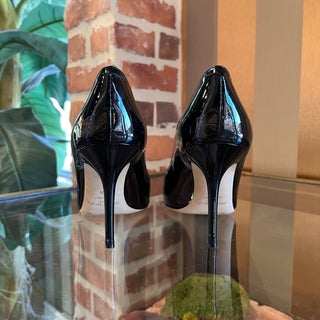 JIMMYCHOO Black Pointed Patent Leather Heels SZ 36.5 (US 6.5)