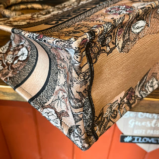 DIOR Jardin Magique Medium Pink Canvas Tote