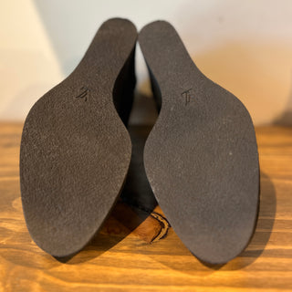 LOUIS VUITTON LV Monogram Suede Lace-Up Boots Size 6.5