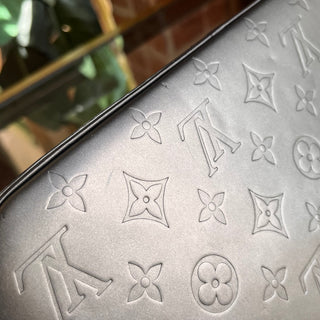 LOUIS VUITTON Stockton Matte Gray Vernis Leather Tote