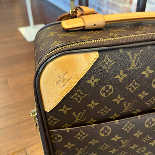 LOUIS VUITTON Pégase 45 Brown Monogram Canvas Rolling Luggage