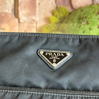 PRADA Messenger Black Nylon Messenger Bag