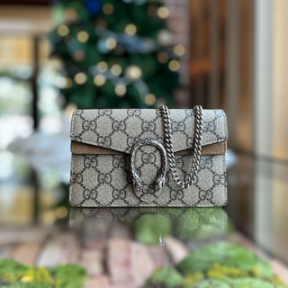 GUCCI Super Mini Dionysus Supreme Canvas Crossbody Bag