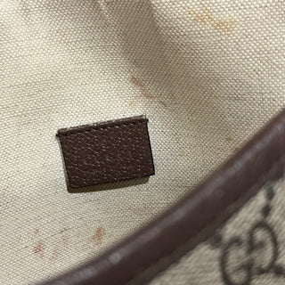 GUCCI Neo Vintage Medium GG Supreme Monogram Web Flap Crossbody