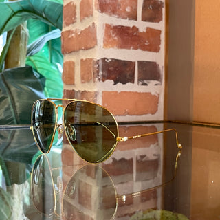 GUCCI GG1481S Gold-Tone Metal Aviator Sunglasses