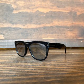 TOM FORD Rhett TF714 Black Acetate Oversized Sunglasses