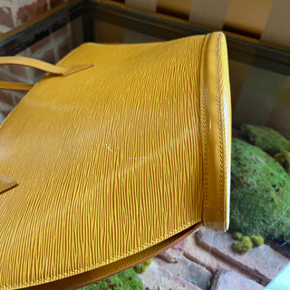 LOUIS VUITTON Saint Jacques Yellow Epi Leather Vintage Tote Bag