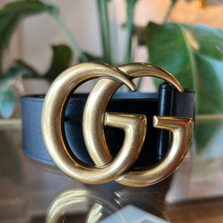 GUCCI Marmont Black Belt SZ 90/36