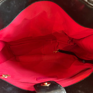 CHANEL North South Timeless Shiny Aged Calfskin Tote