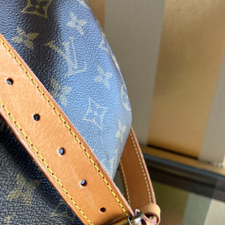 LOUIS VUITTON Keepall Bandouliere 55 Monogram Brown Canvas Duffel