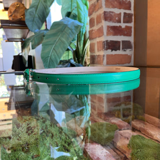 VERSACE Green Medusa Head Monochrome Belt 90/36(L)