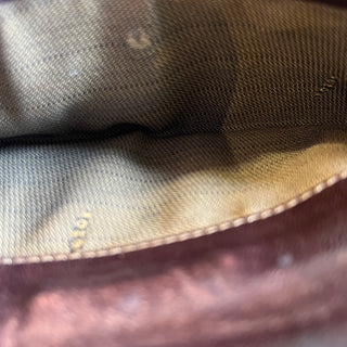 FENDI Sas Brown Vinatge Zucca Canvas Wallet
