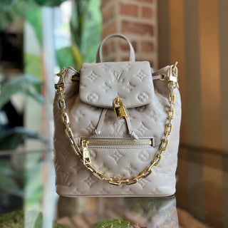 LOUIS VUITTON Coussin PM Galet Embossed Monogram Backpack