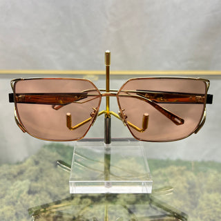 DIOR ArchiDior S2U Gold Metal Sunglasses TS3645