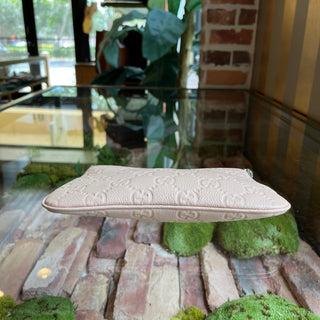 GUCCI Small Pink GG Emblem Shoulder Bag