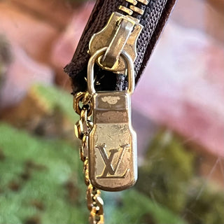 LOUIS VUITTON Monogram Coated Canvas Key Pouch