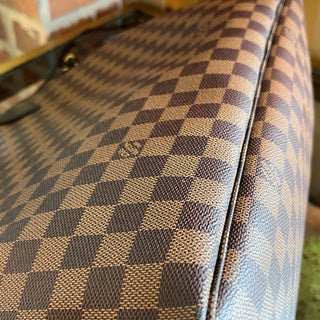 LOUIS VUITTON Neverfull GM Damier Ebene Canvas Tote Bag
