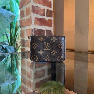 LOUIS VUITTON Monogram Brown Coated Canvas Zippy Coin Purse