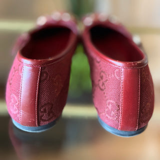 GUCCI Horsebit Ballet Flats SZ 37 1/2
