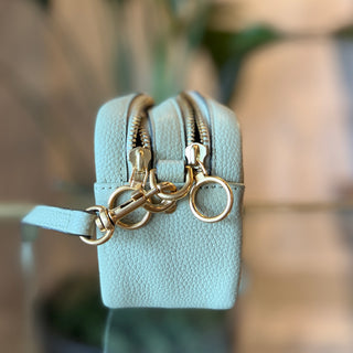 TORY BURCH Green Perry Bombe Mini Bag