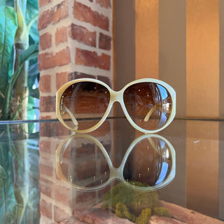 GUCCI GG 2927/S/STRASS Beige Acetate Round Sunglasses