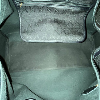 GUCCI XL Zip Duffle Vintage Web Canvas Travel Bag