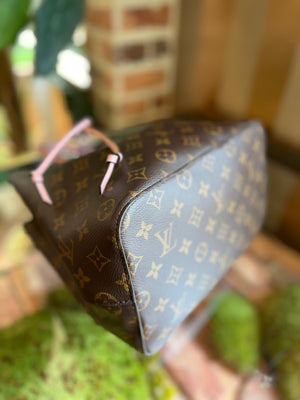 LOUIS VUITTON Monogram Neonoe MM Rose Poudre 1284857