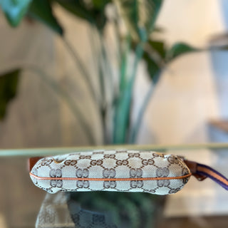GUCCI GG Canvas Jolicoeur Wristlet