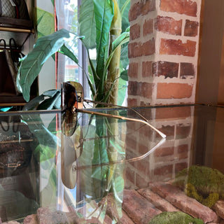 JIMMY CHOO Zelma Rimless Acetate Oversized Sunglasses