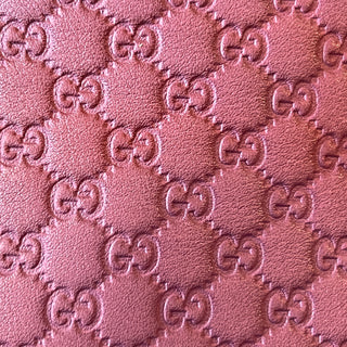 GUCCI Joy Boston Purple Guccissima Embossed Leather Satchel Bag